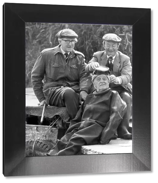 Last of the Summer Wine actors Brian Wilde who plays Foggy Dewhirst (left)