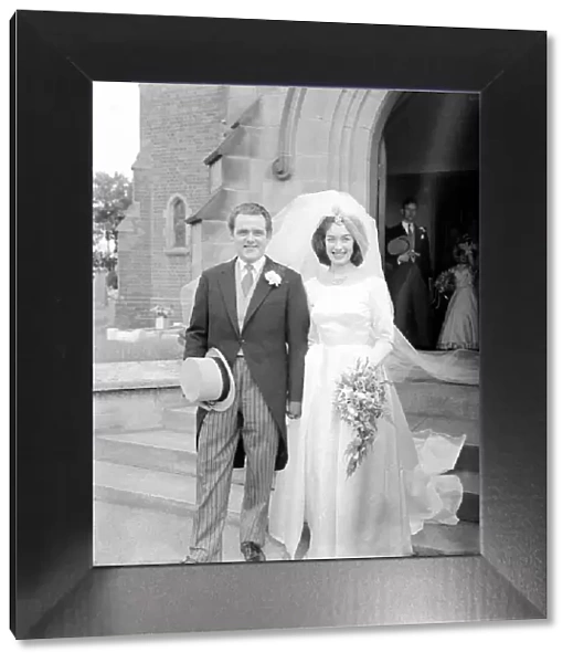 Mr Barry Charles Claridge & Miss Caroline Marie Deeley pictured on their wedding day at