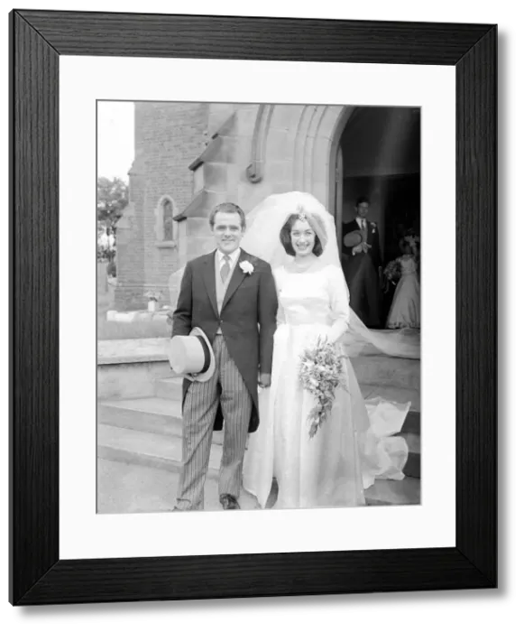 Framed Print : Mr Barry Charles Claridge & Miss Caroline Marie Deeley pictured on their wedding day Framed Print : Mr Barry Charles Claridge & Miss Caroline Marie Deeley pictured on their wedding day