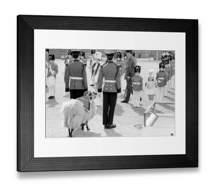 Framed Print : Children: Passing Out Parade: General views during the march past. April 1977 77-02110