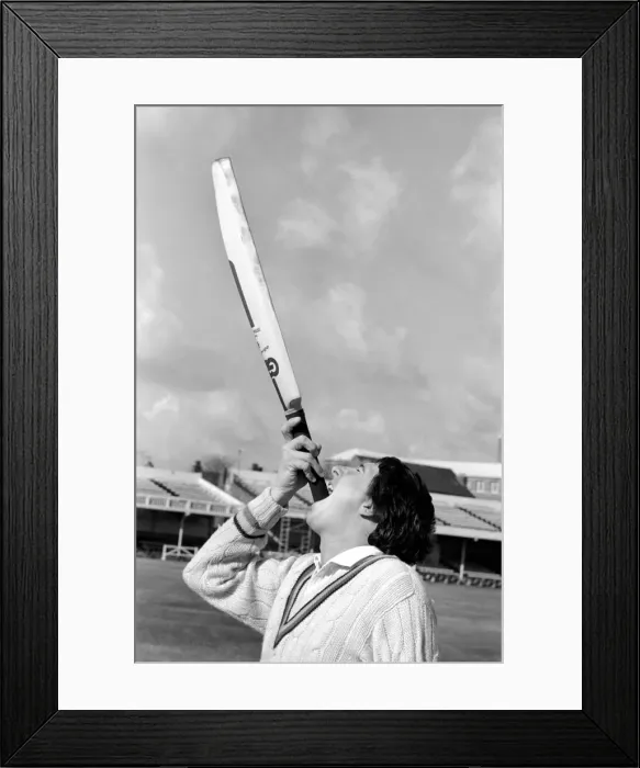 Framed Print : Sport. Unusual. Humour. Cricketer Derek Randall. Derek Randall Framed Print : Sport. Unusual. Humour. Cricketer Derek Randall. Derek Randall