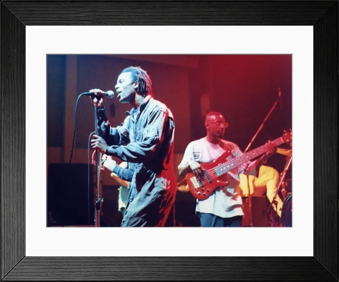 Framed Print : Special Beat'singer Rankin Roger on stage at Coventry university, Coventry Framed Print : Special Beat'singer Rankin Roger on stage at Coventry university, Coventry