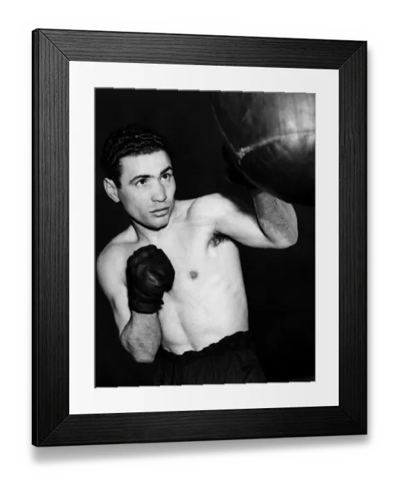 Framed Print : Italian bantamweight boxer Carrado Conti in the UK to fight Jackie Paterson at Kelvin