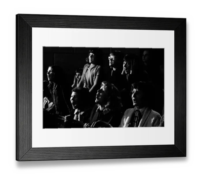Framed Print : The Beatles filming the finale for A Hard Days Night Framed Print : The Beatles filming the finale for A Hard Days Night