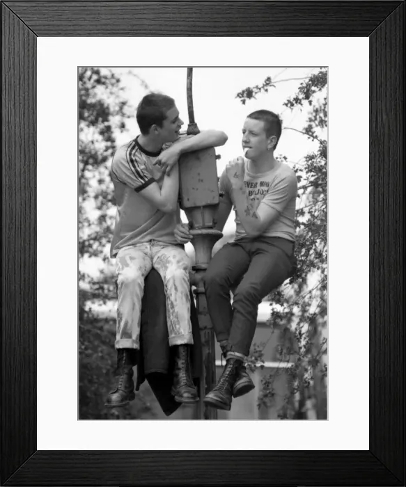 Framed Print : Hazel O Connor and The Specials performed on stage at the outdoor concert in aid of Framed Print : Hazel O Connor and The Specials performed on stage at the outdoor concert in aid of