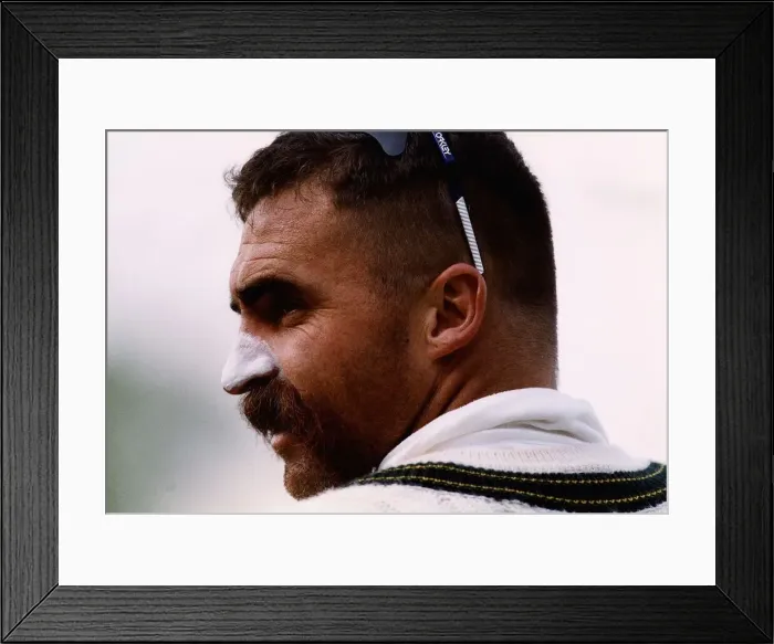 Framed Print : Merv Hughes Australian International cricketer Framed Print : Merv Hughes Australian International cricketer