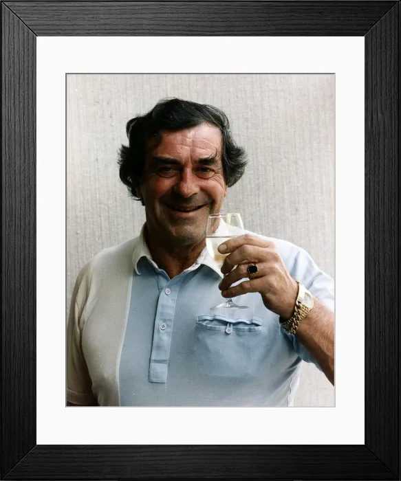 Framed Print : Fred Trueman Cricket Journalist