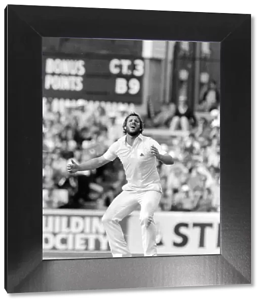 Cricket The Ashes England v Australia 6th Test at The Oval August 1981 Ian Botham