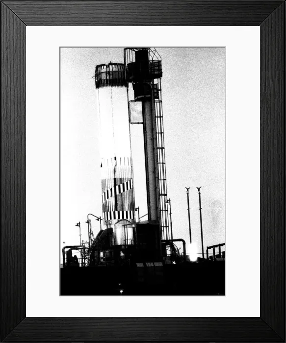 Framed Print : The Blue Streak F11 is tested at the Spadeadam rocket site beside Gilsland Framed Print : The Blue Streak F11 is tested at the Spadeadam rocket site beside Gilsland
