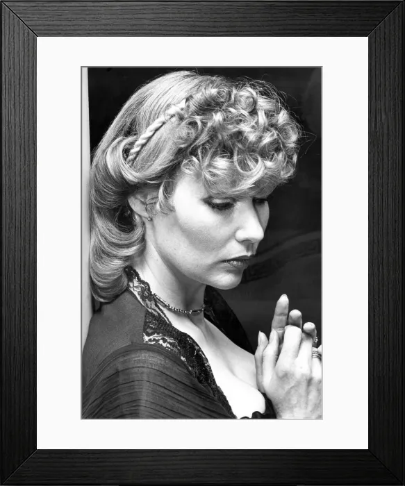Framed Print : This hairstyle has a very forties look and is called the Evita Roll in October 1978 Framed Print : This hairstyle has a very forties look and is called the Evita Roll in October 1978