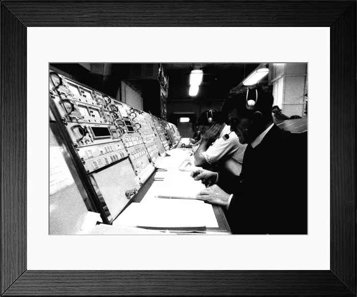 Framed Print : The Blue Streak F11 is tested at the Spadeadam rocket site beside Gilsland