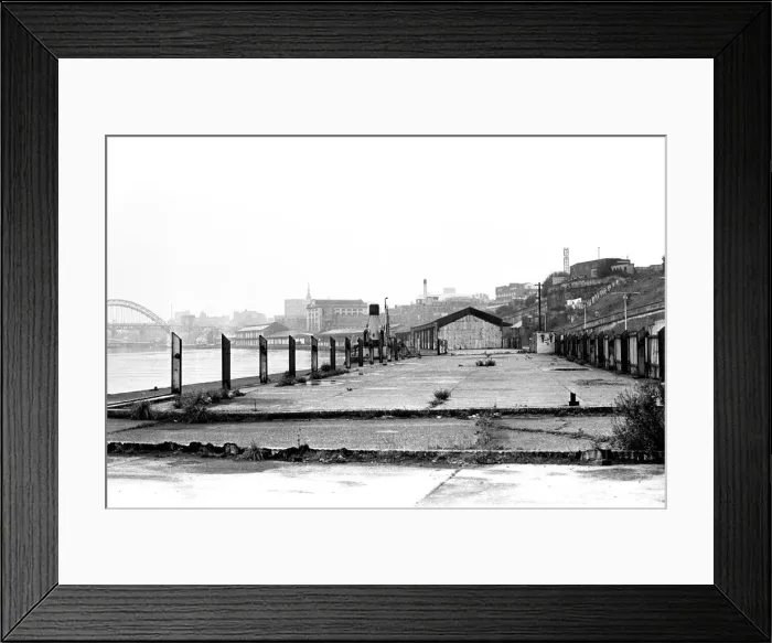 Framed Print : Dereliction along the quayside in Newcastle. 20 / 10 / 80 Framed Print : Dereliction along the quayside in Newcastle. 20 / 10 / 80