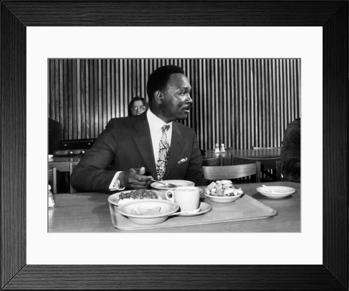 Framed Print : The former President of Nigeria General Yakubu Jack Framed Print : The former President of Nigeria General Yakubu Jack