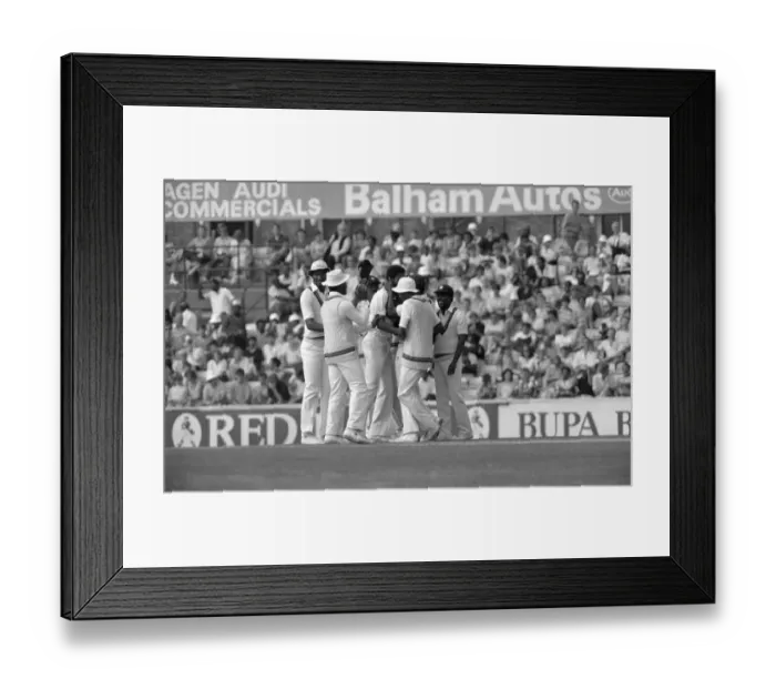Framed Print : England v West Indies at Kennington Oval, London, Aug 9-14 Framed Print : England v West Indies at Kennington Oval, London, Aug 9-14