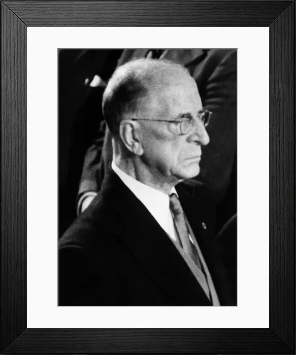 Framed Print : Former President Republic of Ireland Eamon De Valera 1st July 1973 Framed Print : Former President Republic of Ireland Eamon De Valera 1st July 1973