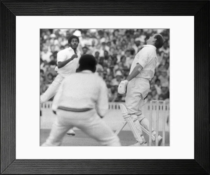 Framed Print : 2nd Test: England v West Indies at Lord s, Jun 17-22, 1976 Framed Print : 2nd Test: England v West Indies at Lord s, Jun 17-22, 1976