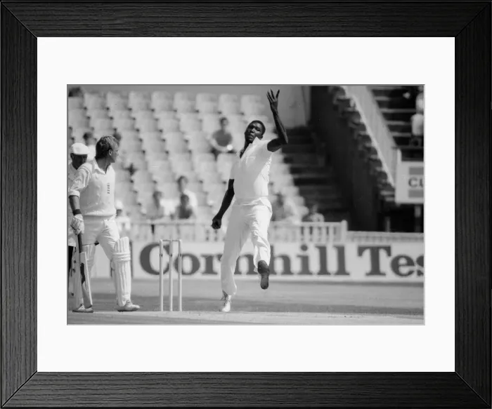 Framed Print : England v West Indies at Edgbaston, Birmingham, Jun 14-18