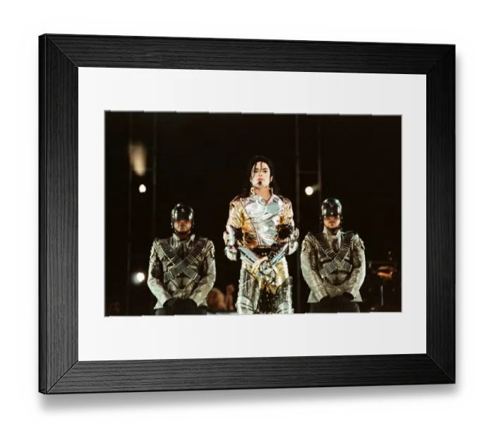 Framed Print : Michael Jackson seen here on stage at Sheffield 10th July 1997 Framed Print : Michael Jackson seen here on stage at Sheffield 10th July 1997