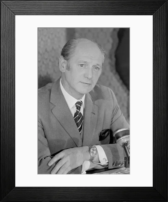 Framed Print : Prime minister of the Republic of Ireland Jack Lynch during the Irish election campaign