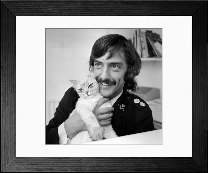 Framed Print : John Smith, RSPCA Inspector and Great Britain Karate Champion. 8th September 1971 Framed Print : John Smith, RSPCA Inspector and Great Britain Karate Champion. 8th September 1971