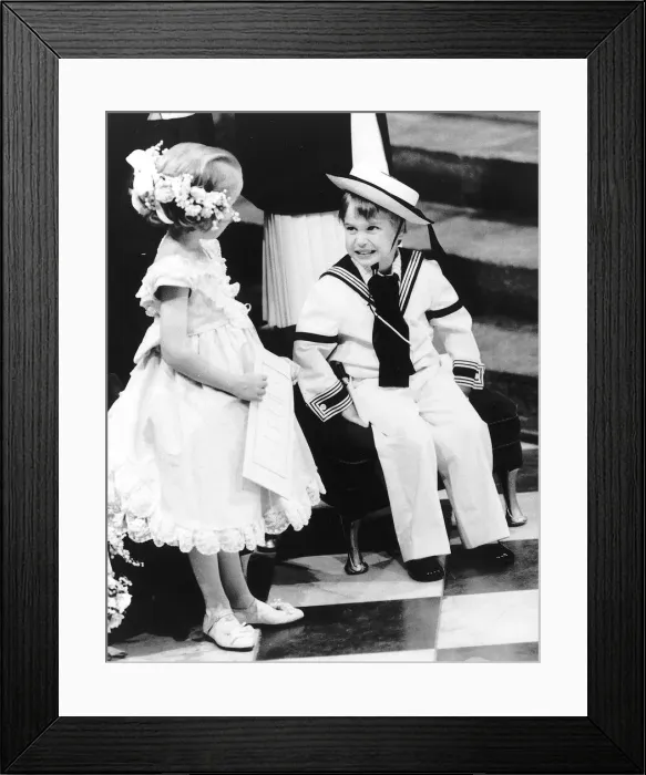 Framed Print : Prince William and Laura Fellowes at Prince Andrew and Sarah Ferguson Framed Print : Prince William and Laura Fellowes at Prince Andrew and Sarah Ferguson