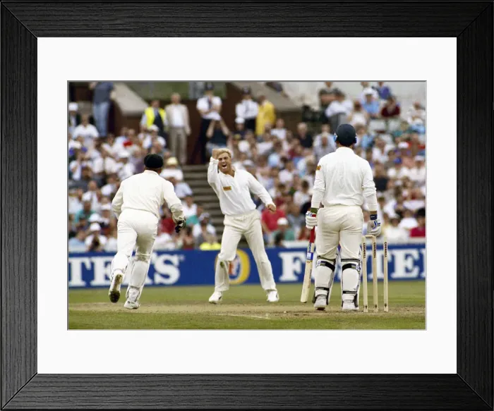 Framed Print : Ashes 1st Test: England v Australia at Old Trafford, Manchester Framed Print : Ashes 1st Test: England v Australia at Old Trafford, Manchester