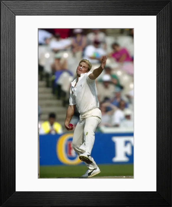 Framed Print : Ashes 1st Test: England v Australia at Old Trafford, Manchester