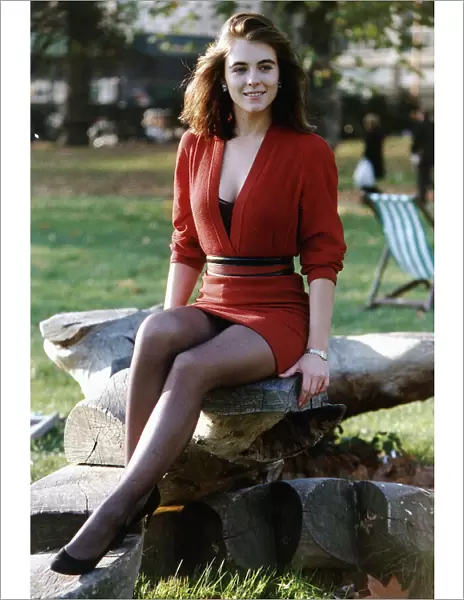 Elizabeth Hurley actress and model. August 1989 Liz