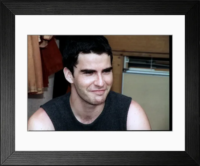 Framed Print : Kelly Jones lead singer of Stereophonics at T in the Park smiling July 1999