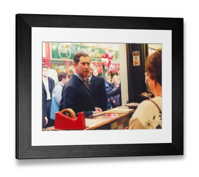Framed Print : Prince Charles, The Prince of Wales during his visit to the North East 24 January 1997 Framed Print : Prince Charles, The Prince of Wales during his visit to the North East 24 January 1997
