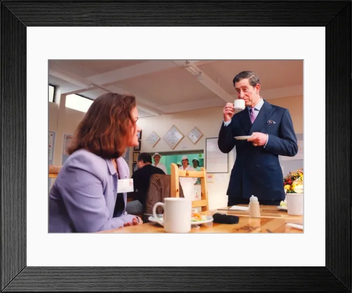 Framed Print : Prince Charles, The Prince of Wales during his visit to the North East 24 January 1997 Framed Print : Prince Charles, The Prince of Wales during his visit to the North East 24 January 1997