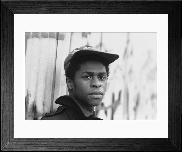 Framed Print : Dave Hinds of Reggae group Steel Pulse, pictured in Handsworth, Birmingham Framed Print : Dave Hinds of Reggae group Steel Pulse, pictured in Handsworth, Birmingham