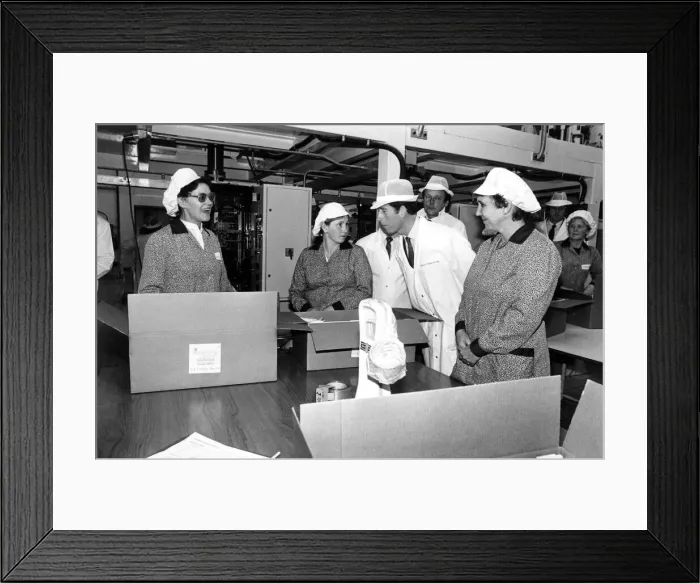 Framed Print : Prince Charles, The Prince of Wales during his visit to the North East 22 October 1984 Framed Print : Prince Charles, The Prince of Wales during his visit to the North East 22 October 1984