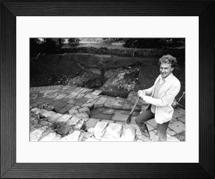 Framed Print : A team of archaeologists, led by Paul Bidwell (pictured) Framed Print : A team of archaeologists, led by Paul Bidwell (pictured)