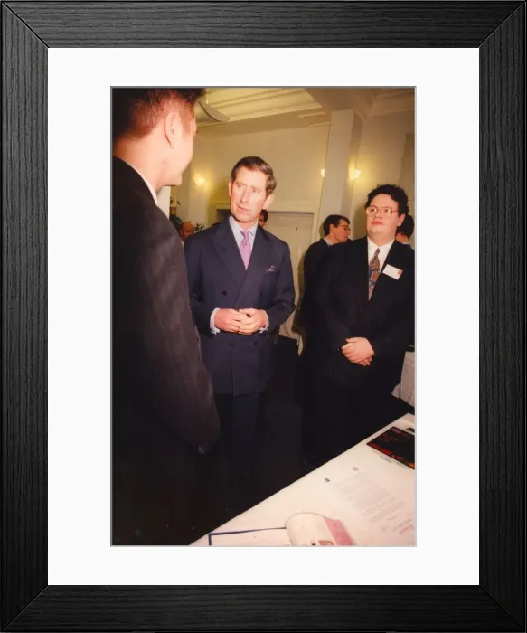 Framed Print : Prince Charles, The Prince of Wales during his visit to the North East 24 January 1997 Framed Print : Prince Charles, The Prince of Wales during his visit to the North East 24 January 1997