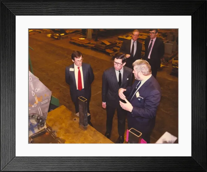 Framed Print : Prince Charles, The Prince of Wales during his visit to the North East 28 January 1991