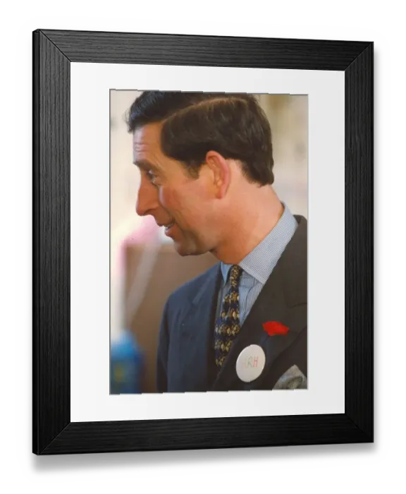 Framed Print : Prince Charles, The Prince of Wales during his visit to the North East 31 January 1992 Framed Print : Prince Charles, The Prince of Wales during his visit to the North East 31 January 1992