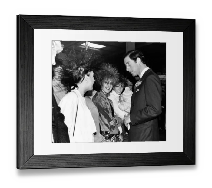 Framed Print : Prince Charles, The Prince of Wales during his visit to the North East 22 October 1984