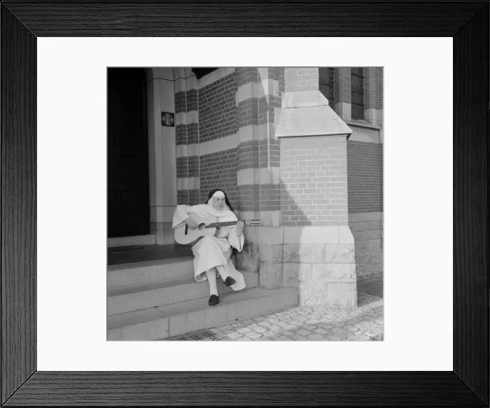 Framed Print : The Singing Nun, born Jeanne-Paule Marie Deckers, she is a nun at the Dominican Framed Print : The Singing Nun, born Jeanne-Paule Marie Deckers, she is a nun at the Dominican