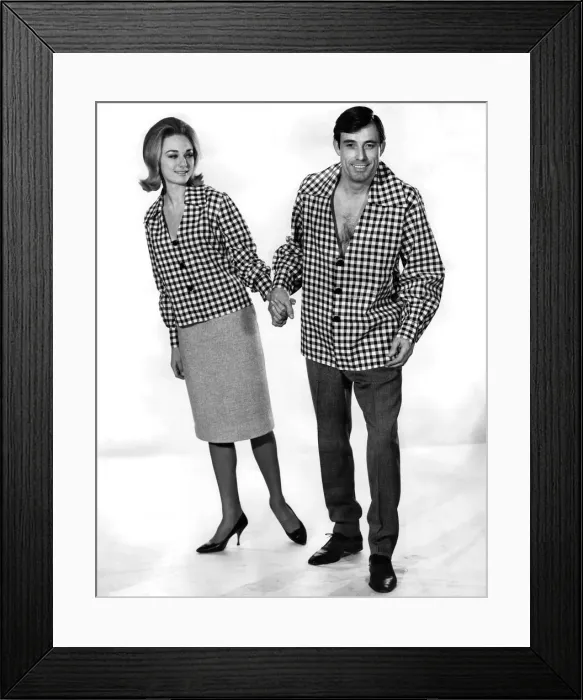 Framed Print : Reveille Fashions 1964: Peter Anthony, Pamela Lovelock. February 1964 P006830 Framed Print : Reveille Fashions 1964: Peter Anthony, Pamela Lovelock. February 1964 P006830