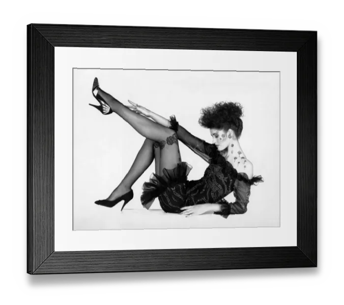 Framed Print : Flowers. December 1987 P006268