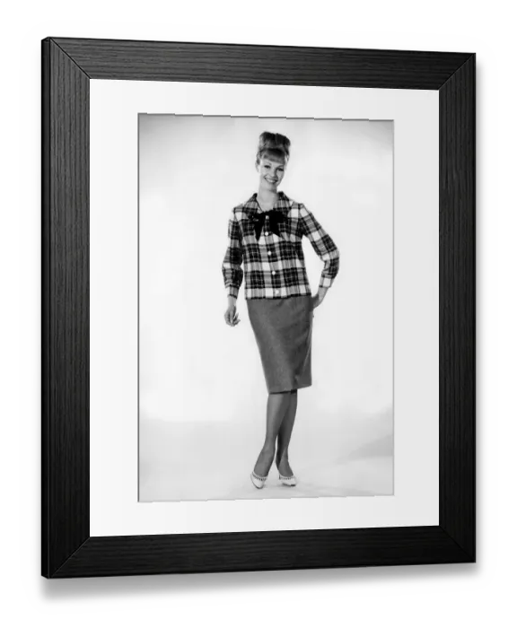 Framed Print : Reveille Fashions: Jo Waring. November 1964 P006745 Framed Print : Reveille Fashions: Jo Waring. November 1964 P006745