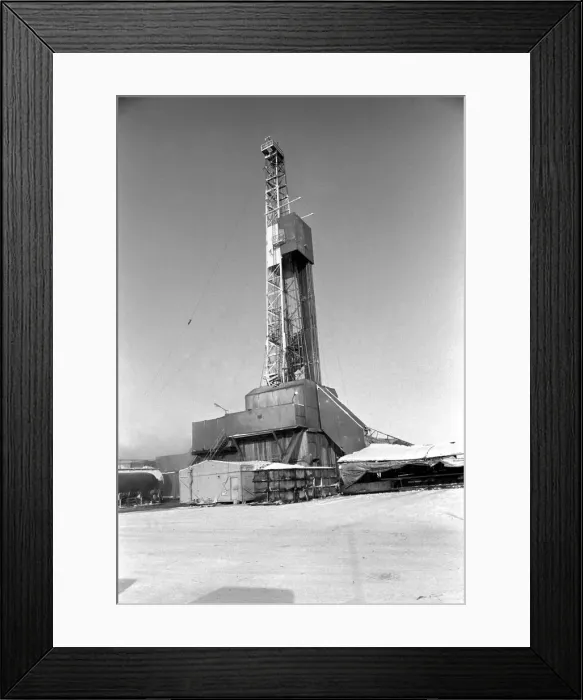 Framed Print : Prudhoe Bay Alaska. April 1977 77-02128-012 Framed Print : Prudhoe Bay Alaska. April 1977 77-02128-012