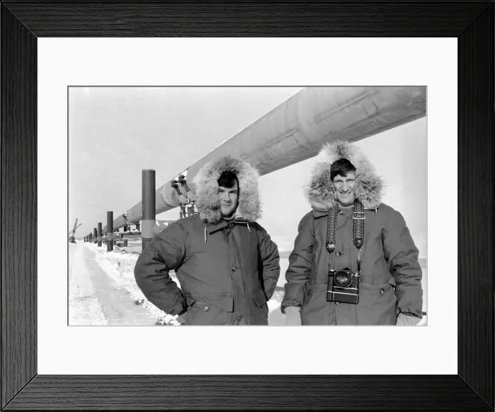 Framed Print : Prudhoe Bay Alaska. April 1977 77-02128-034 Framed Print : Prudhoe Bay Alaska. April 1977 77-02128-034
