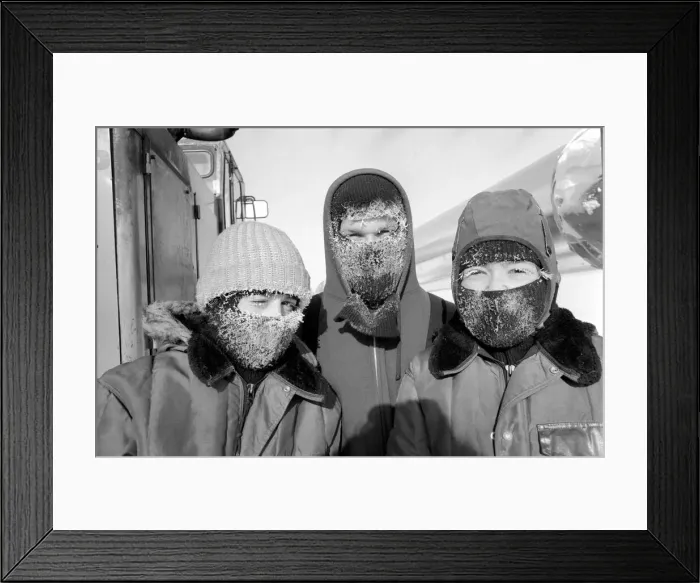 Framed Print : Prudhoe Bay Alaska. April 1977 77-02128-037 Framed Print : Prudhoe Bay Alaska. April 1977 77-02128-037