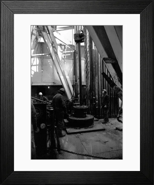 Framed Print : Prudhoe Bay Alaska. April 1977 77-02128-011