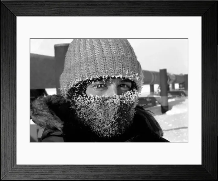 Framed Print : Prudhoe Bay Alaska. April 1977 77-02128-038 Framed Print : Prudhoe Bay Alaska. April 1977 77-02128-038