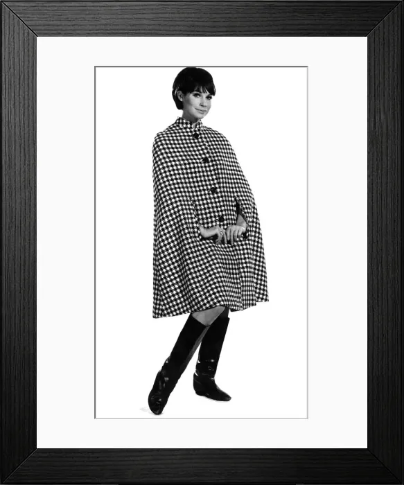 Framed Print : Check - in: I feel so dashing and weather-wise, says pretty Imogen Woodford