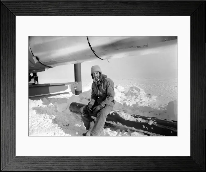 Framed Print : Prudhoe Bay Alaska. April 1977 77-02128-031