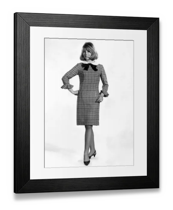 Framed Print : Reveille Fashions 1966: Marilyn Rickard. January 1966 P006667 Framed Print : Reveille Fashions 1966: Marilyn Rickard. January 1966 P006667